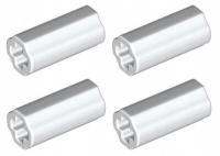 LEGO TECHNIC łącznik 2M biały 4 szt 6538c 59443