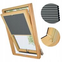 ROLETA DACHOWA PLISA TERMICZNA PLASTER MIODU GRAFIT DO OKNA FAKRO 78x140