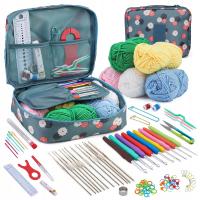 Набор для вязания крючком, крючок для вязания крючком 0,6-6 мм, чехол для вязания крючком