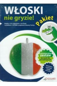 Pakiet Włoski nie gryzie: Książka, płyta CD z nagraniami, 500 fiszek