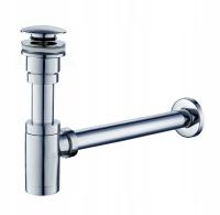СИФОН ДЛЯ УМЫВАЛЬНИКА ДЕКОРАТИВНЫЙ КРУГЛЫЙ ХРОМ 22950