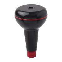 Rękojeść kołowrotka wędkarskiego ze stopu aluminium naprawiająca wędkarstwo słonowodne Czarny czerwony