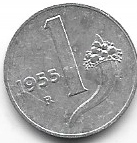 Italia 1 lir 1955