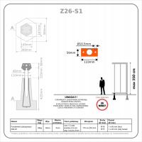 Fundament wkopywany Z26-S1