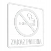 Zakaz Palenia - naklejka 10x10 cm #DW0Y