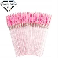 Szczoteczki do rzęs 50 sztuk różowe Splendid Lashes