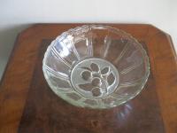 PIĘKNA STARA MISA/ MISKA Z OWOCEM HUTA HORTENSJA