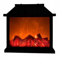 KOMINEK LED NA BATERIE LAMPION LATARNIA PREZENT DLA ŻONY DUŻY ogień 3D