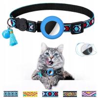 Pe Tassel Collar for Airtag Tracker Blue