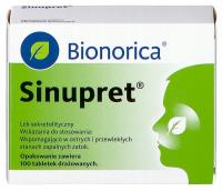 Sinupret лекарство воспаление носовых пазух насморк 100 таблеток