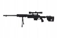Снайперская винтовка ASG WELL реплика MB4411D - 530 FPS с прицелом и сошкой