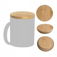Pokrywka bambusowa do kubka ceramicznego