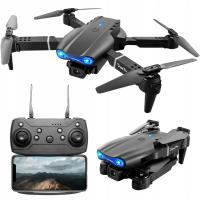 DRON E99 PRO 2x KAMERA 4K DLA DZIECI | INSTRUKCJA PL | ETUI | 3x BATERIA
