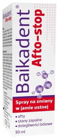 Baikadent Afto - stop спрей для губ AFTY воспаление Herbapol Wrocław 30 мл