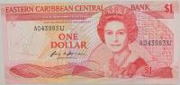 16.fu.Anguilla, 1 Dolar 1988 - 1989, P.21.u, St.1-