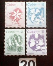 Cuba , kwiaty , MNH