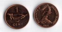 СОЛОМОНОВЫ ОСТРОВА 1977 1 CENT