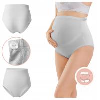 Bawełniane majtki ciążowe figi bezszwowe regulowane bezuciskowe przewiewne
