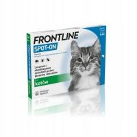 Frontline Spot-On 3 pip na pchły i kleszcze dla kotów