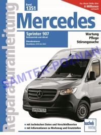 MERCEDES Sprinter W 907 diesel CDI (2018-2023) instrukcja napraw 24h