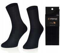 Skarpetki Intenso czarne wełniane 90% Merino antybakteryjne