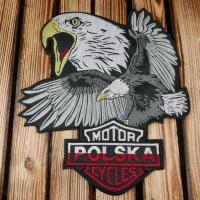 Орел орлы Польша мотор большой патч для куртки Sz