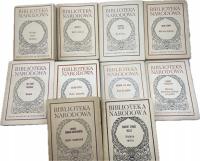 Biblioteka Narodowa zestaw 10 książek :Historia Swiata,Hudibras i inne