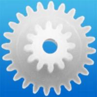 Koło zębate/zębatka podwójna 6/12mm 12/24 zęb