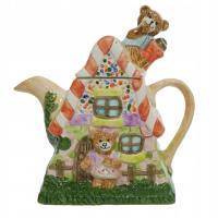 DEKORACYJNY CZAJNIK - DOMEK