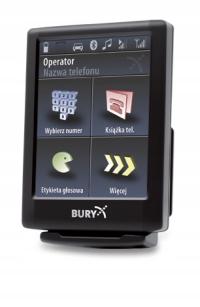 Bury CC9056 zestaw głośnomówiący LCD Bluetooth do radia samochodowego