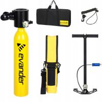 Комплект для дайвинга с баллоном 0,5 л насос высокого давления аксессуары 6в1!