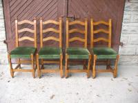 KRZESŁA DĄB KRZESŁO DĘBOWE 4 SZTUKI 04/23/09/25