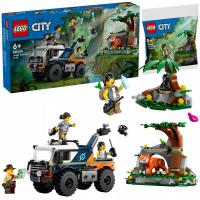 LEGO City Terenówka Auto Badacza Dżungli 60426 + Spotkanie z Małym Gorylem