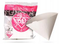 Hario Filtry papierowe V60-01 100szt Białe