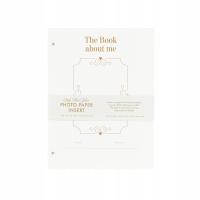 21x28 белые детские альбомы для вставки вкладок в альбом Мой первый год