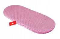 BabyLux PRZEŚCIERADŁO Z GUMKĄ DO WÓZKA GONDOLI KOŁYSKI MINKY RÓŻ RETRO