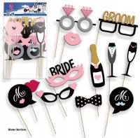 ZESTAW do Zdjęć WIECZÓR PANIEŃSKI dekoracja 8s EF