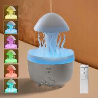 DYFUZOR OBROTOWY NAWILŻACZ POWIETRZA LAMPA 7 kolorów KROPLE DESZCZU PREZENT