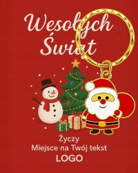 PERSONALIZOWANY UPOMINEK NA ŚWIĘTA BRELOK PODZIĘKOWANIE ZAWIESZKA GRATIS