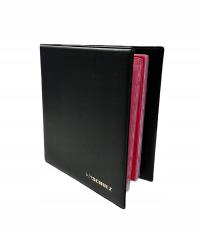 Album Klaser na Monety dla 221 Monet Różnych Wielkości Uniwersalny Czarny