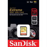 SANDISK EXTREME SDXC 128 GB 150/70 MB/s V30