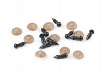 Глаза для талисманов / 5 мм / черный / 10 шт.