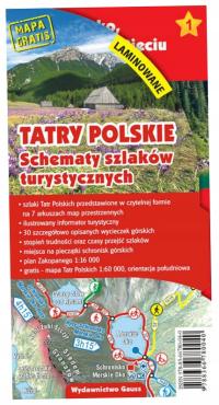 Tatry Polskie Schematy szlaków turystycznych