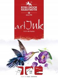 BLOK A4 DO TUSZU ART INK KOH-I-NOOR 25 ARKUSZY 350G