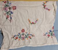 OBRUS LNIANY HAFTOWANY PRL 170/130 CM