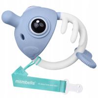 MOMBELLA Gryzak Silikonowy Dla Niemowląt 3m+ Niebieski