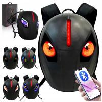 Plecak motocyklowy wodoodporny z LED RGB i aplikacją Bluetooth