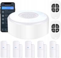 AGSHOme Smart Alarm Security System DP-W2 System alarmowy z 8 czujnikami