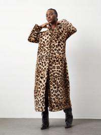 FUTERKO MAXI PANTERKA PŁASZCZ STYLOWY MODNY CASUAL SHEIN S 36