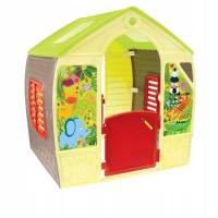 Domek ogrodowy Happy House 102x88x108cm KOLOROWY DOMEK MOCHTOYS